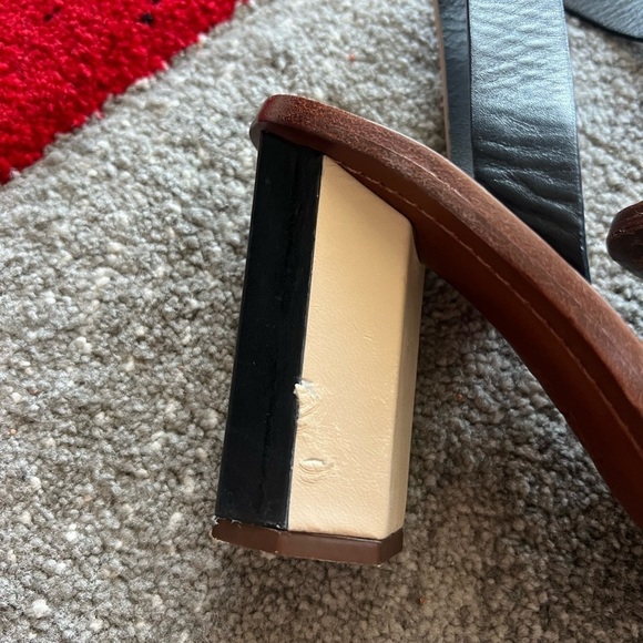 Tory Burch Bleecker Strappy Hexagon Heels - Picture 4 of 7